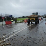 - Truck and Crane Hire UK The Truck & Crane team working in Chichester to re-open an access following floods in February 2026 - 04