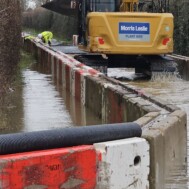 - Truck and Crane Hire UK The Truck & Crane team working in Chichester to re-open an access following floods in February 2026 - 05