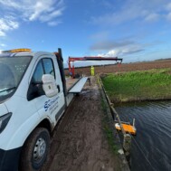 - Truck and Crane Hire UK The Southdown team deploying an ROV platform on the Fens using a lightweight crane