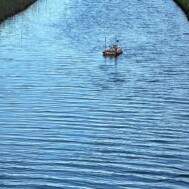 - Truck and Crane Hire UK An ROV platform uses sensors to map the bed of watercourses in the Fens, having been deployed by the Southdown team, using a lightweight crane